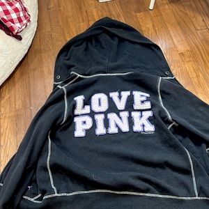 Pink/Victoria Secret Vintage Zip up Jacket